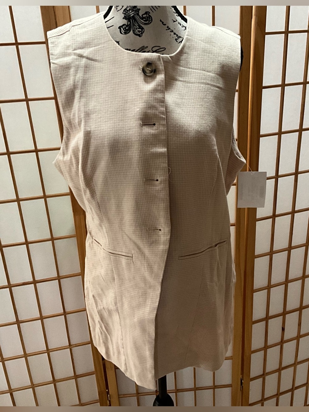 NWT Bagatelle Longline Vest Size L - Picture 9 of 9